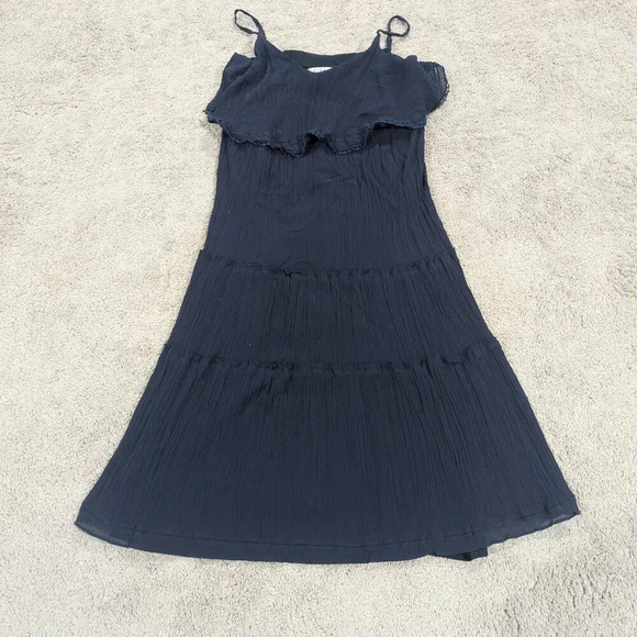 Trina Turk Women's Dress Size 4 Dark Navy Blue Tiered Tank Dress - Picture 1 of 8